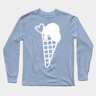 White Snow Cone Long Sleeve T-Shirt